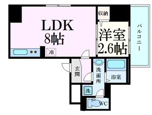 グランディール住吉の物件間取画像